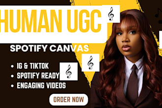 human ugc spotify canvas album cover motion graphics cover art instagram