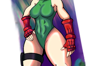 anime style drawing cartoon furry and comic