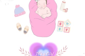 design baby shower invitation card in canva