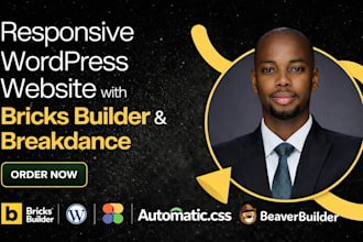 create bricks builder, breakdance, kadence, elementor wordpress website expert