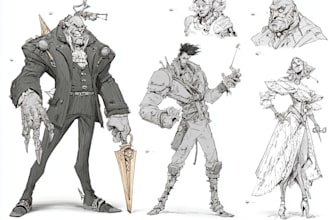 design characters concept art