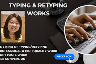 do professional fast typing services