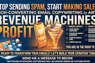 write high converting email marketing campaigns and sales copy