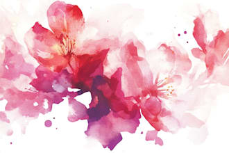 draw a unique watercolor illustration