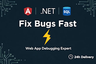 fix angular, dotnet, and sql bugs quickly and professionally