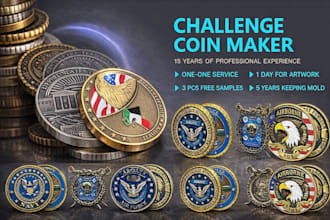 command challenge coin medal, enamel pin, badge, laser engraving, 3d bas relief