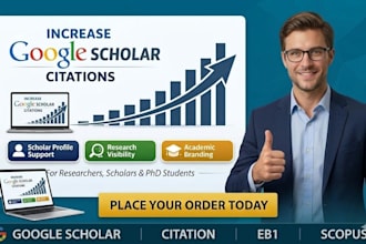 increase google scholar citations, journal citations, using reputable source