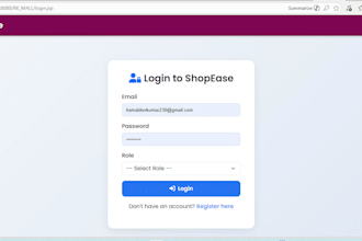 create java jsp login and registration system with database