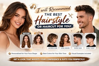 recommend best stylist hairstyle or haircut that fit you