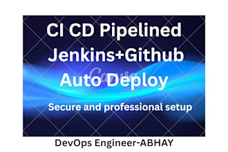 setup ci cd pipeline using jenkins github and webhook automation