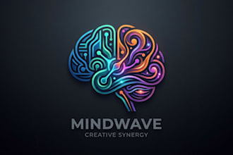 design a creative and professional brain logo