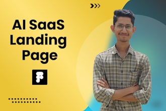 design and develop a high converting ai saas landing page