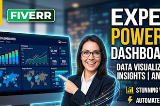 create power bi dashboards and reports