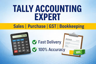 do tally accounting, gst returns, bookkeeping