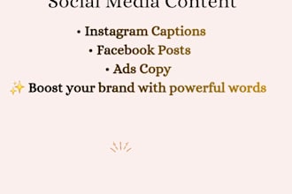 write engaging instagram captions and creative content