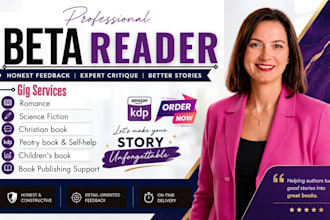 beta read romantasy fiction, cozy fantasy and thriller novel