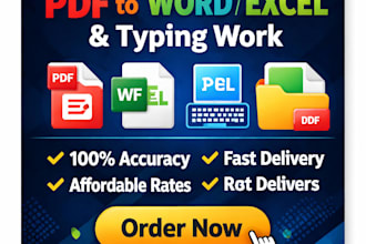 data entry excel services