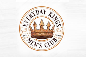 design nonprofit men club logo
