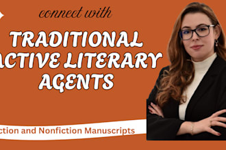 craft query package for fiction and nonfiction for top active literary agents