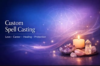 cast custom spell for love, career, healing, and more