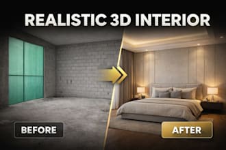 design realistic interior in 3ds max with vray rendering