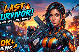 design viral clickbait gaming and youtube thumbnails