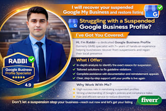 recover your suspended google my business and restore listing