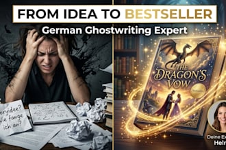 do german ghostwriter ebook writer, fiction book writer, romance ,fantasy writer