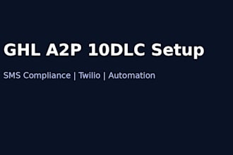 setup gohighlevel a2p 10dlc sms registration and compliance