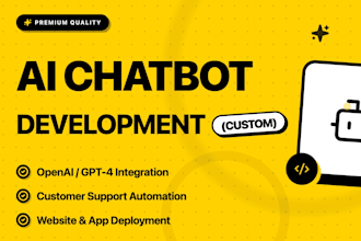 build ai chatbot, ai integrations, ai agents