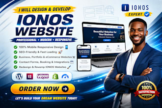 design ionos website develop ionos website