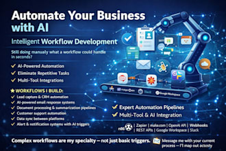 build an ai automation workflow using n8n zapier  or make com