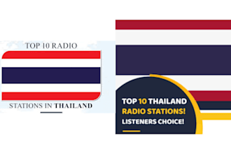 promote and broadcast your song on 10 top thailand radio stations for 2 weeks