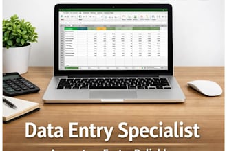 do data entry, copy paste work, pdf to excel data entry