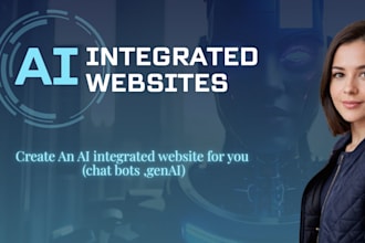 create ai integrated website chat bots gen ai