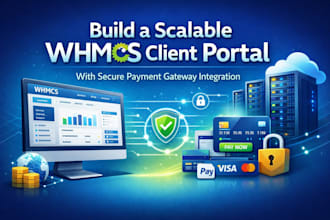 build a scalable whmcs client portal with secure payment gateway integration
