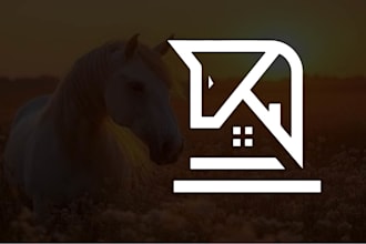 create custom flat logo design with source file