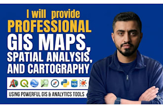 professional gis maps, spatial analysis and cartography