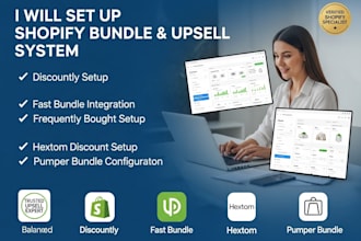 setup shopify discountly, fast bundle, frequently bough, hextom, pumper bundle