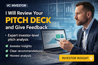 review your pitch deck like a vc and give honest feedback
