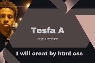 develop a fast and responsive website with HTML CSS