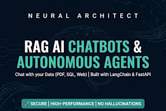 build a custom rag chatbot and ai agent