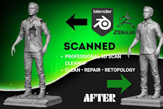 fix stl, repair mesh, clean up, redesign and optimize 3d files for 3d printing