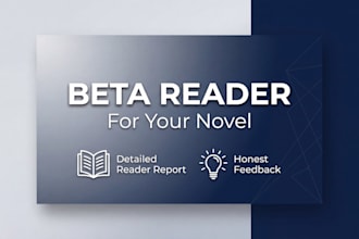provide a detailed beta reader report for your manuscript