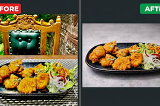 enhance your restaurant food photos into professional marketing images
