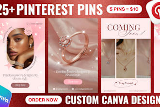 design elegant pinterest pins in canva