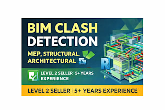 professional bim clash detection for mep, structural, architectural 3d models