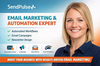 setup sendpulse email marketing automation campaign and newsletter