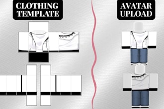 design custom roblox clothing templates roblox shirt roblox outfits in any style