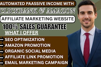 setup clickbank affiliate marketing sales funnel and amazon affiliate website